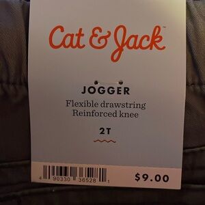 3 pairs of brand new cat & jack joggers. Size: 2T